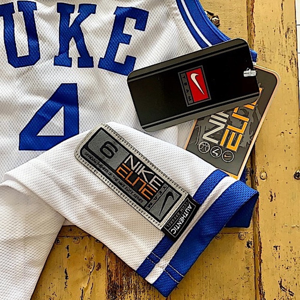 DUKE BASKETBALL JERSEY NIKE TEAM DUKE BLUE DEVILS NWT BASKETBALL JERSEY KIDS 6 - Picture 4 of 10
